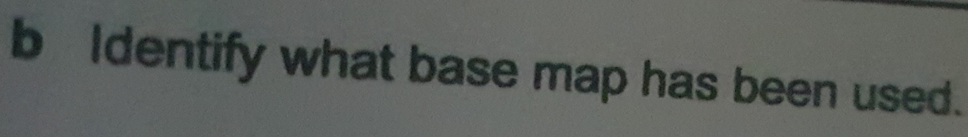 Identify what base map has been used.