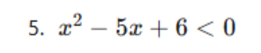 x^2-5x+6<0</tex>