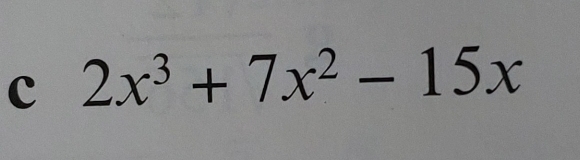 2x^3+7x^2-15x