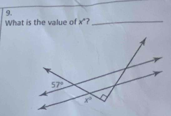 What is the value of x° ?_