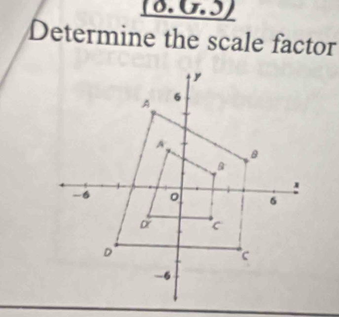 _ (0.(r.))
Determine the scale factor