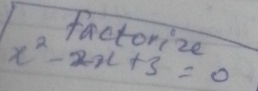 factorion
x^2-2x+3=0