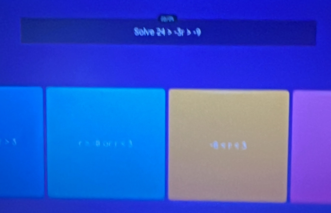 Solve 24
r=Bort=1
d 8