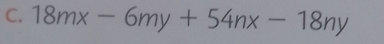 18mx-6my+54nx-18ny