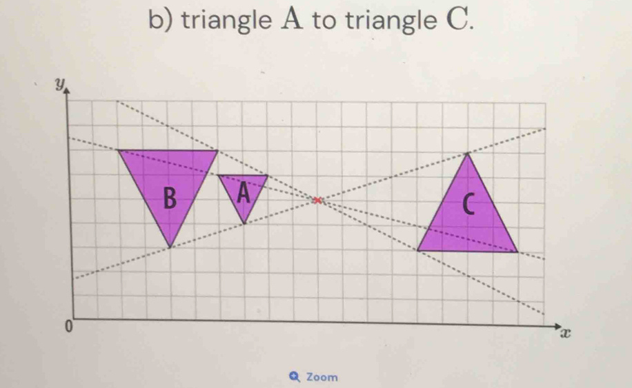 triangle A to triangle C. 
Zoom