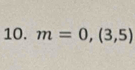 m=0,(3,5)