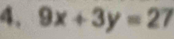 9x+3y=27