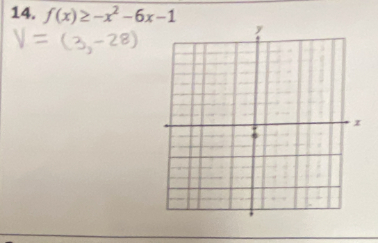 f(x)≥ -x^2-6x-1