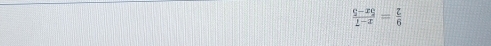 frac q-xq= 1/2 -x= z/6 