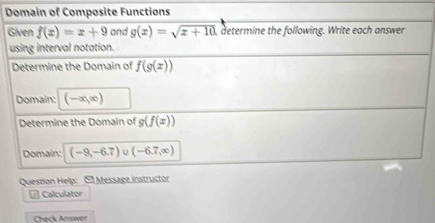 # Calculator
Check Answer