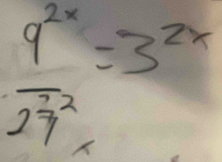  9^(2x)/27^(2x) =3^(2x)