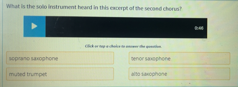 Solved: What is the solo instrument heard in this excerpt of the second ...