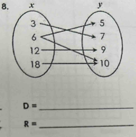 x y
D= _
R= _