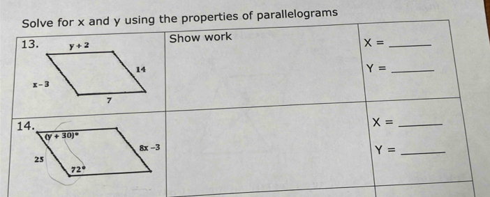 arallelograms