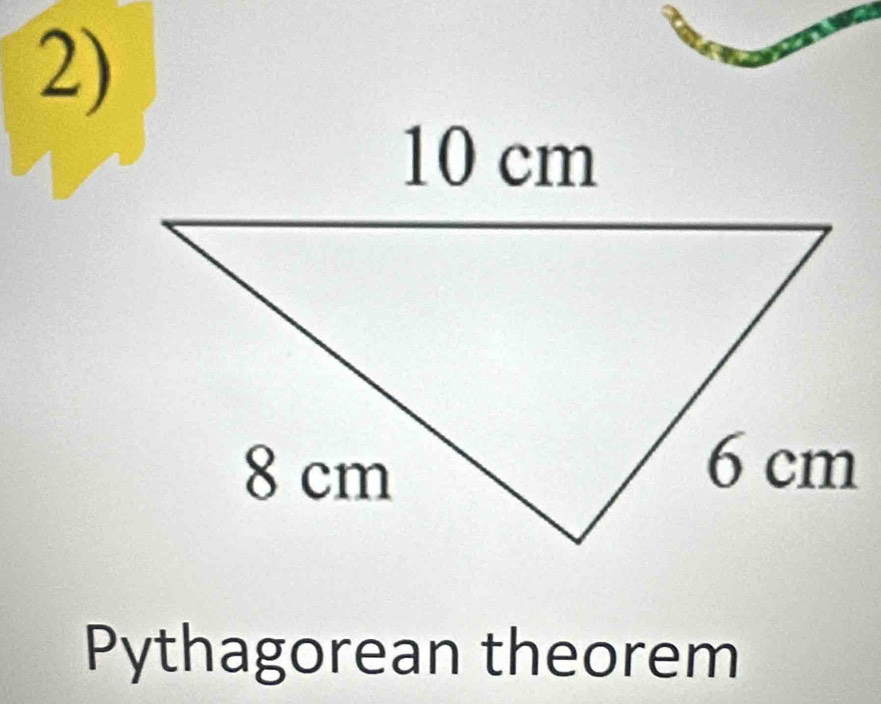 Pythagorean theorem