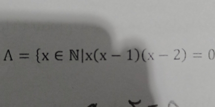 A= x∈ N|x(x-1)(x-2)=0