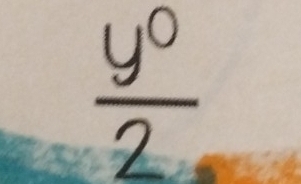  y^0/2 