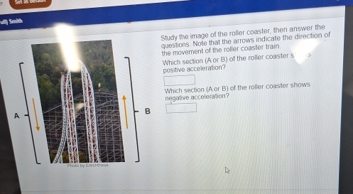 ull) Smith Study the image of the roller coaster, then answer the ...