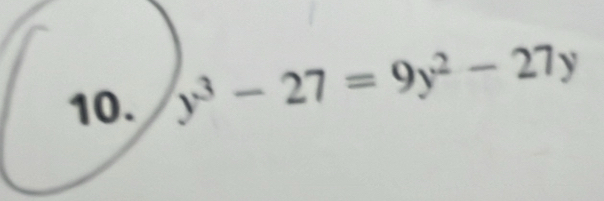 y^3-27=9y^2-27y