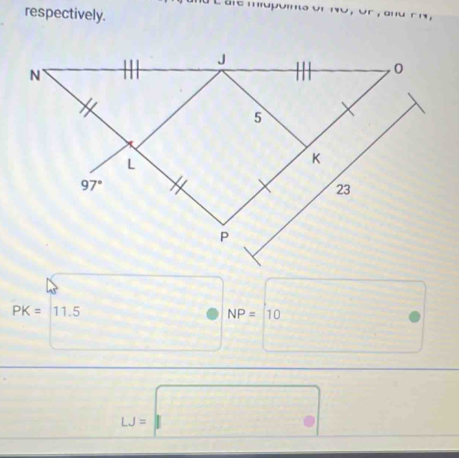 respectively.
PK= :11.5
NP= 10
LJ=□ circ