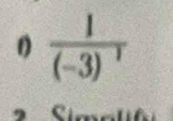 1 frac 1(-3)^-1