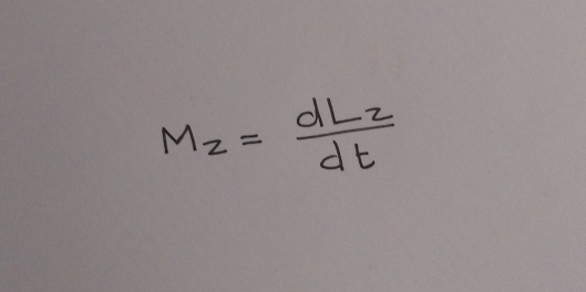 Mz= dLz/dt 