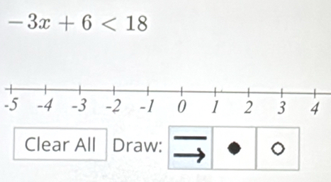 -3x+6<18</tex>
-5
Clear All Draw: