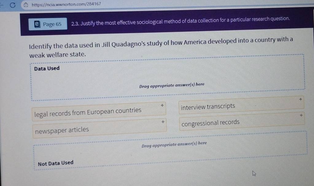 Solved: Page 65 2.3. Justify the most effective sociological method of ...