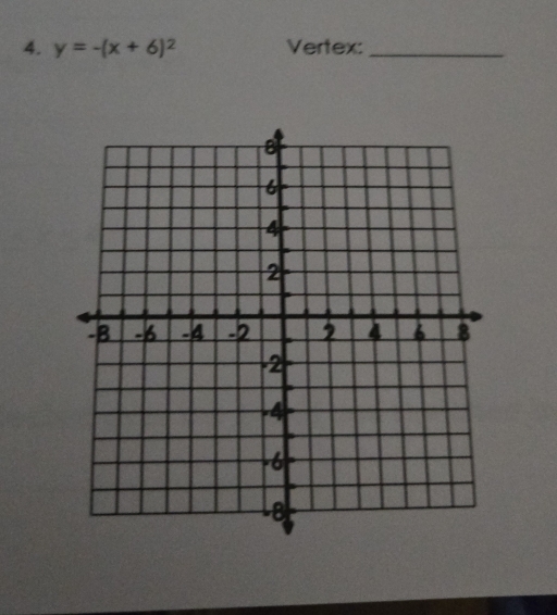 y=-(x+6)^2 Vertex:_