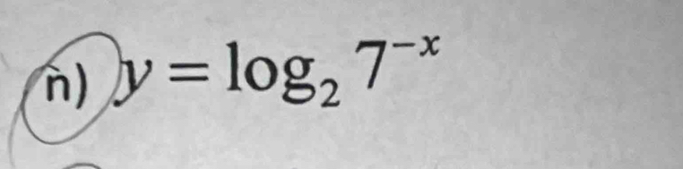 y=log _27^(-x)