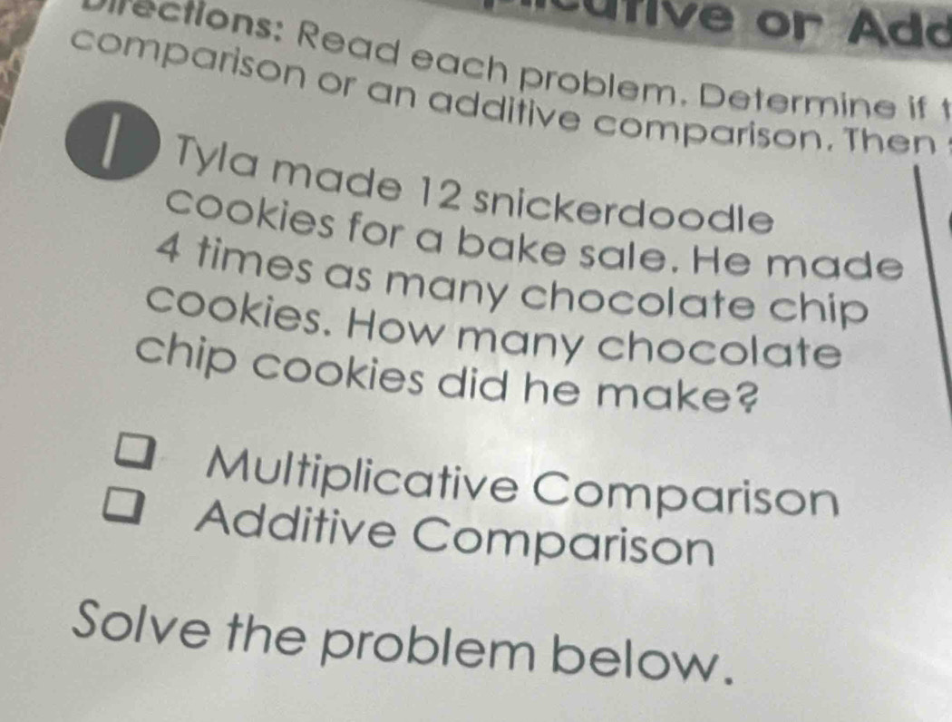 Solved: cutive or Add rections: Read each problem. Determine if ...
