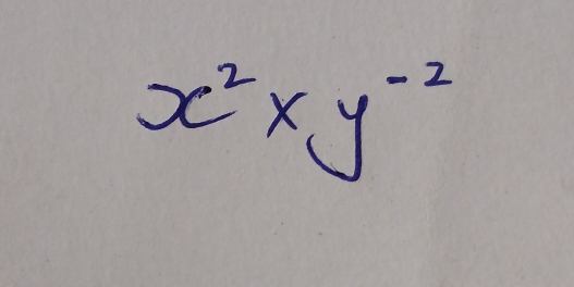 x^2* y^(-2)