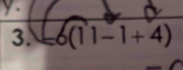 ∠ =6(11-1+4)