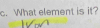 What element is it?