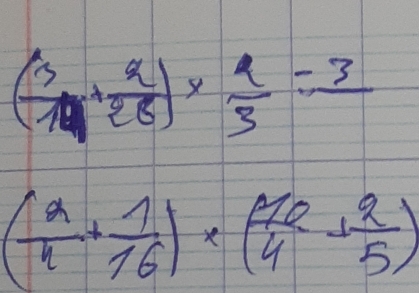 ( 3/1 + 2/28 )*  4/3 =frac 3
( a/4 + 1/16 )* ( 19a/4 + 2/5 )