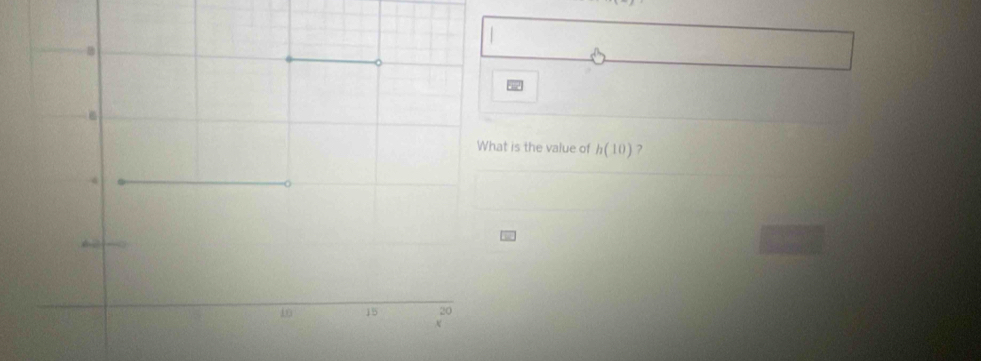 is the value of h(10) ?