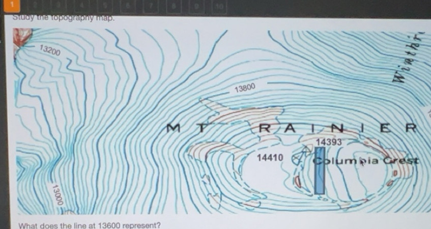 Solved: Study the topography map. 13200 13800 R A N E F 14393 14410 ...