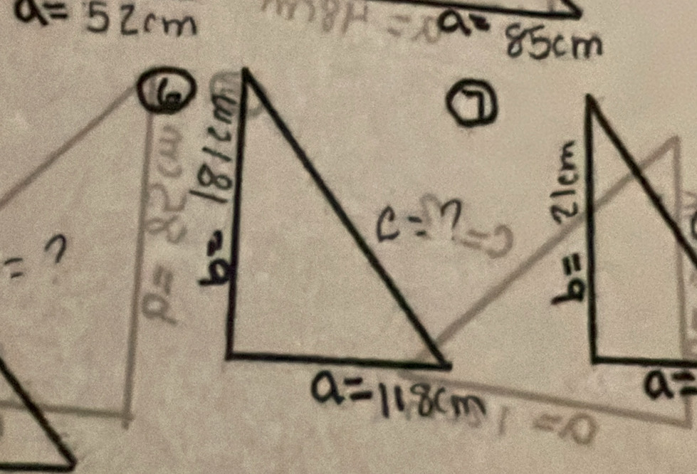 a=52cm
a=85cm