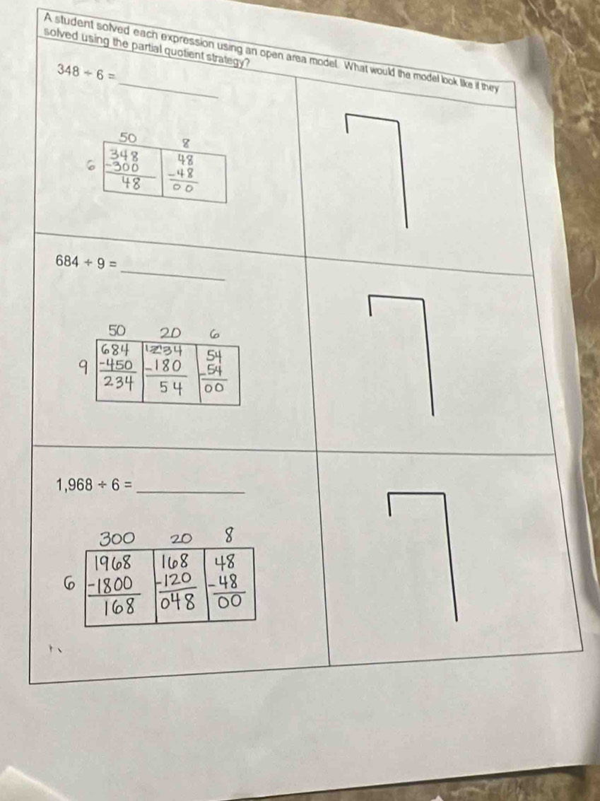 solved usi
A student solved each expr