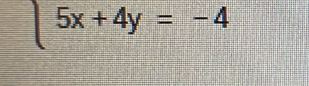 5x+4y=-4