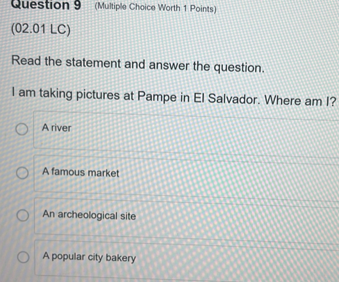 Solved: (Multiple Choice Worth 1 Points) (02.01 LC) Read the statement ...