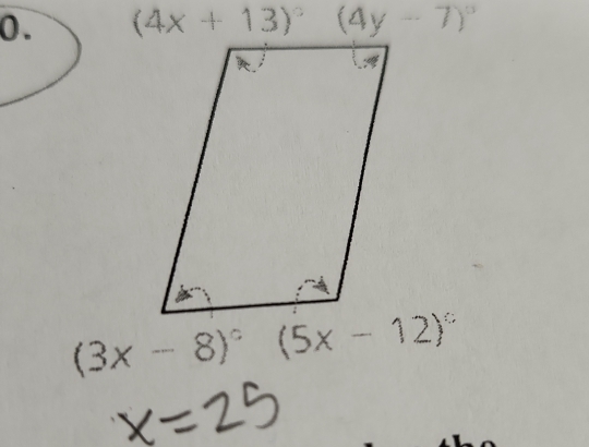 (3x-8)^circ  (5x-12)^circ 