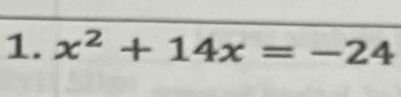 x^2+14x=-24