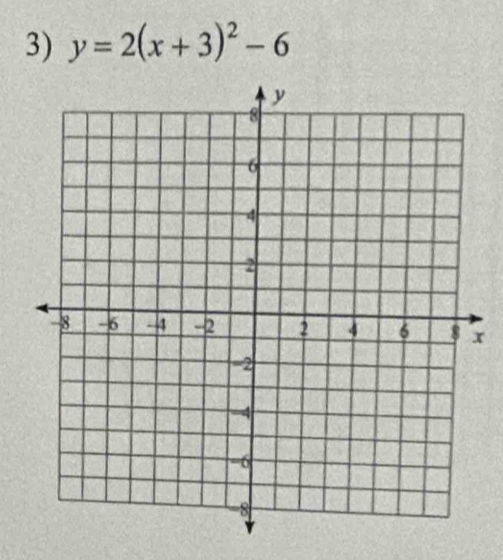 y=2(x+3)^2-6
x