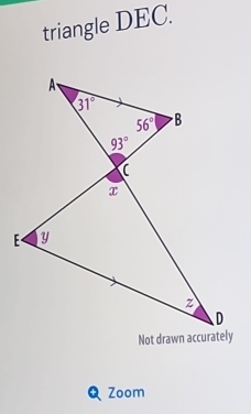 triangle DEC.
Q Zoom