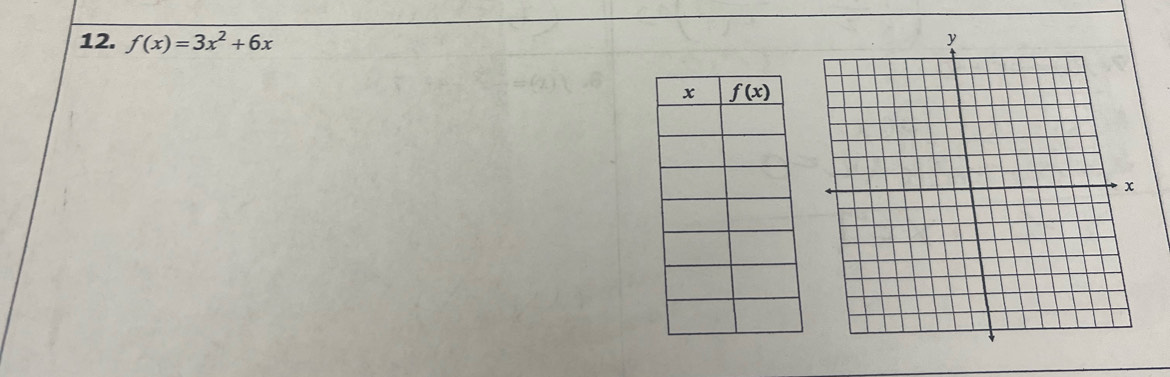 f(x)=3x^2+6x