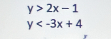 y>2x-1
y