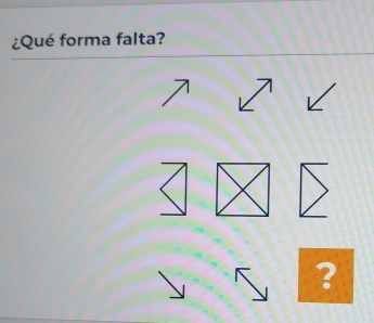 ¿Qué forma falta? 
?