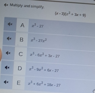 # Multiply and simplify.