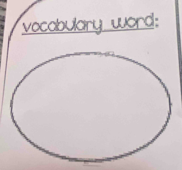 vocabulary word